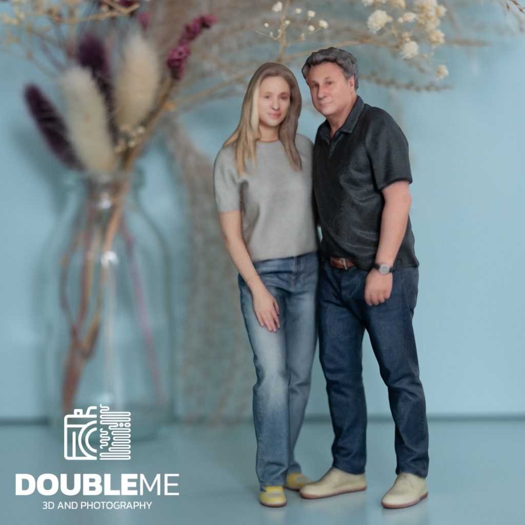 Een 3D beeldje gemaakt door Double Me